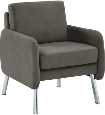 Office Star Products OSP Lounge Chair with Faux Leather