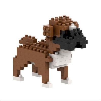 BRIXIES 200088 - Boxer, 3D Konstruktionsbausatz aus Ministeinen, 89 Teile