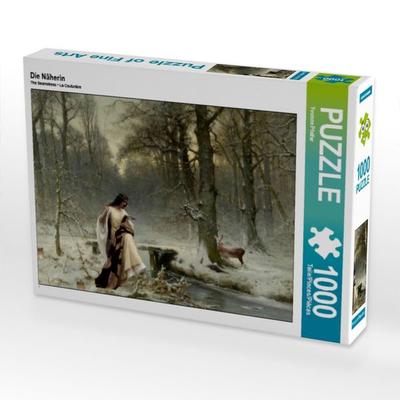 CALVENDO Puzzle Die Näherin | 1000 Teile Lege-Größe 64x48cm Foto-Puzzle für glückliche Stunden