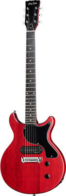 Harley Benton DC-Junior FAT Faded Cherry Faded Cherry