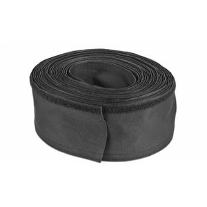 DeLock Kabelschlauch 19196, schwarz, Gewebeschlauch, mit Klettverschluss, 30 mm x 10 m