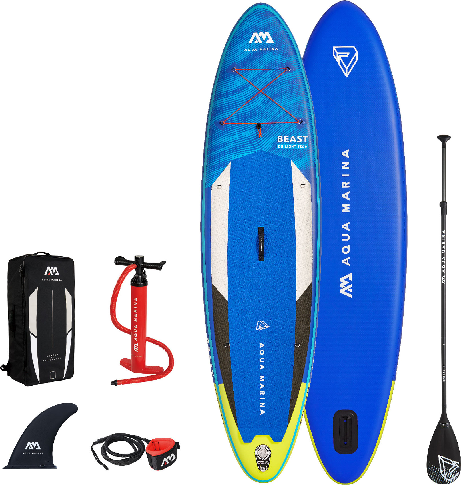 Aqua Marina SUP-Board Set Beast 2025/2026 Aufblasbar 320 x 81 cm