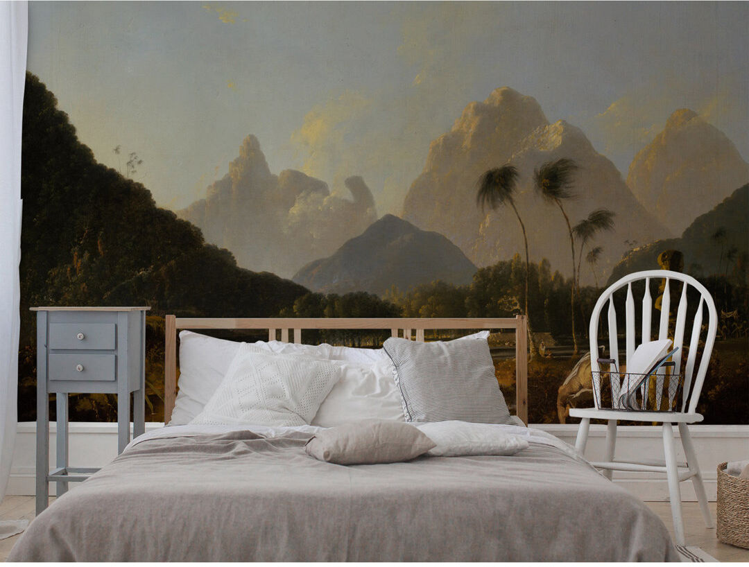Alpen Home Troncoso Matte Mural Black/Yellow 208 x 146cm