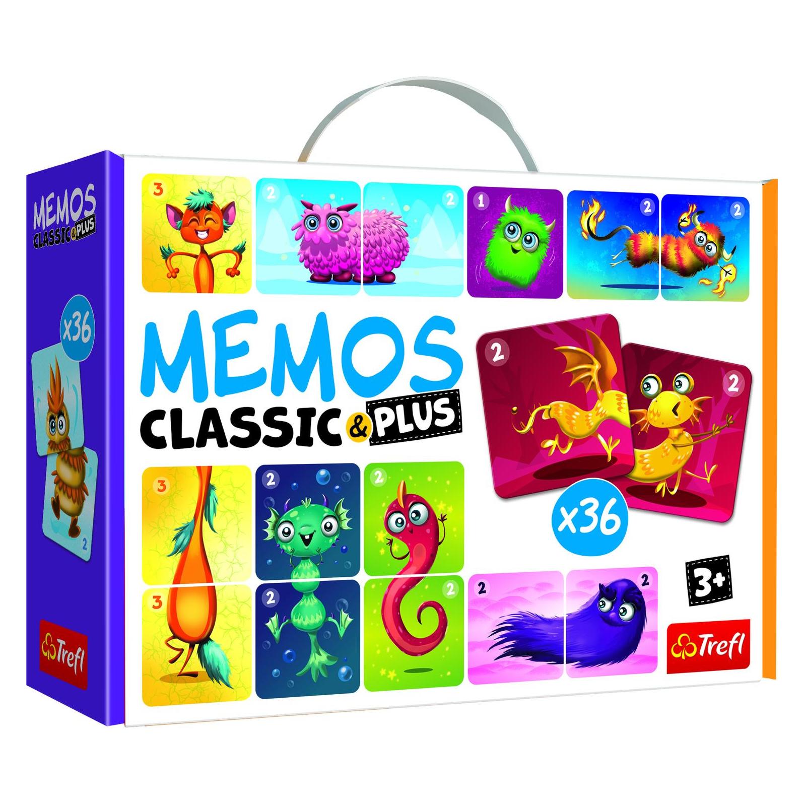 Trefl Memory-Spiel "Süsse Monster" (Deutsch, 1 - 4 Spieler) (02273T)