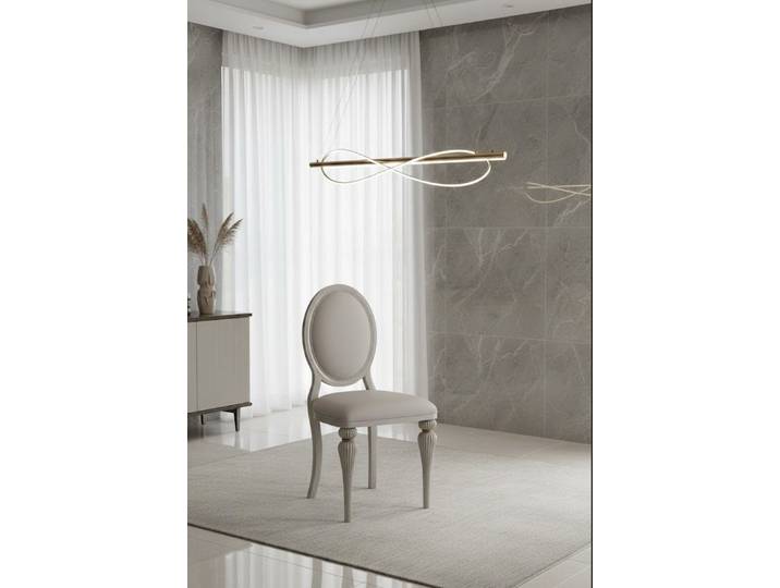 Xlmoebel Esszimmerstuhl Eleganter Stuhl mit goldenen Verzierungen für stilvolle Akzente, Made in Europa