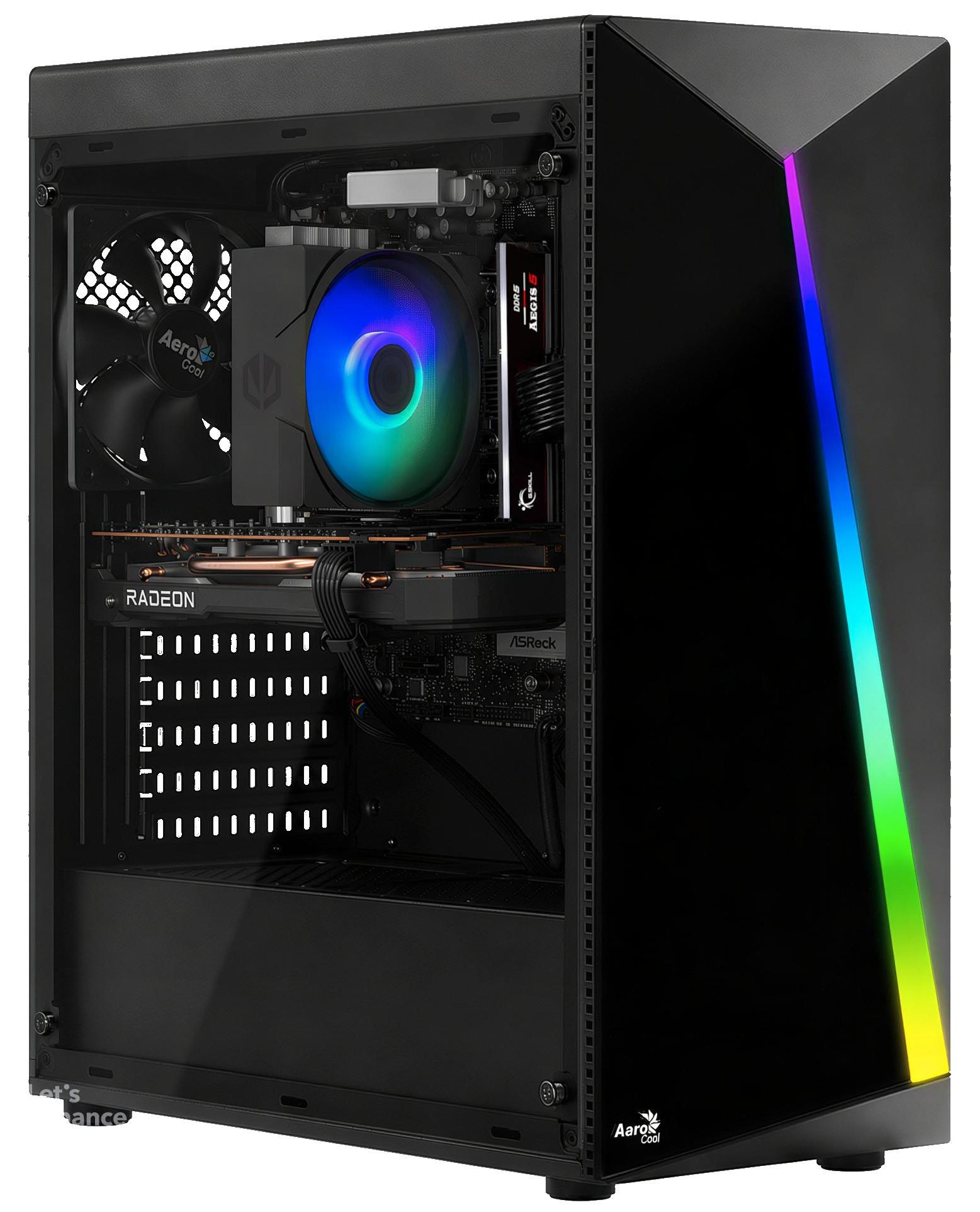 Gaming R5-7500F 16GB DDR5 1TB M.2 RX7600 8GB WLAN W11Pro