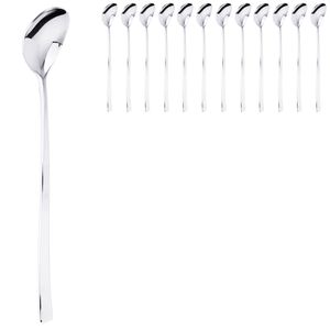 Contacto Longdrinklöffel Louisa, 22 cm, Edelstahl 18/10, silber poliert, 12 Stück