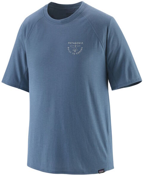 Patagonia Mens Cap Cool Graphic Shirt-Forge Mark Crest: Utility Blue (Fmue)-Xl