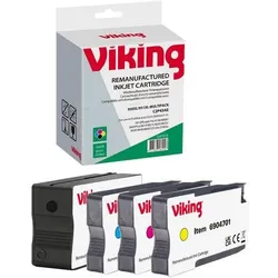 Viking 950XL / 951XL Kompatibel HP Tintenpatrone C2P43AE Schwarz, Cyan, Magenta, Gelb Multipack 4 Stück