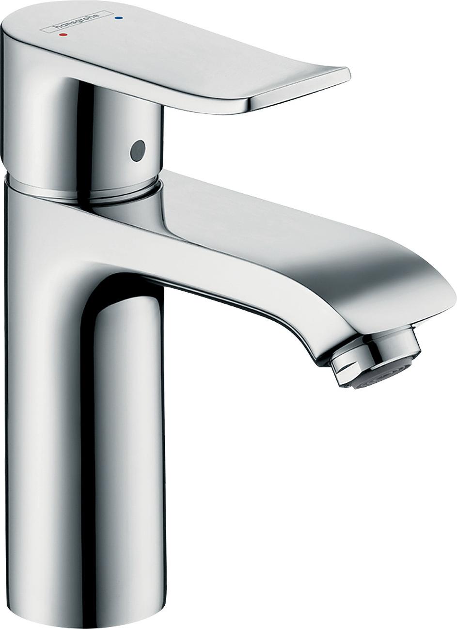 Hansgrohe Metris Waschtischmischer 110 Chrom für offene Heißwasserbereiter