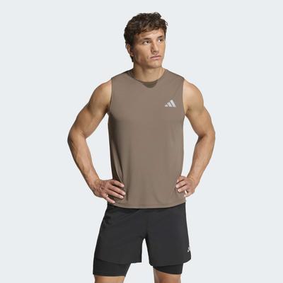 adidas Performance "RUN ESS TANK M" mit CLIMACOOL Technologie, aus Interlock-Material, regulär geschnitten