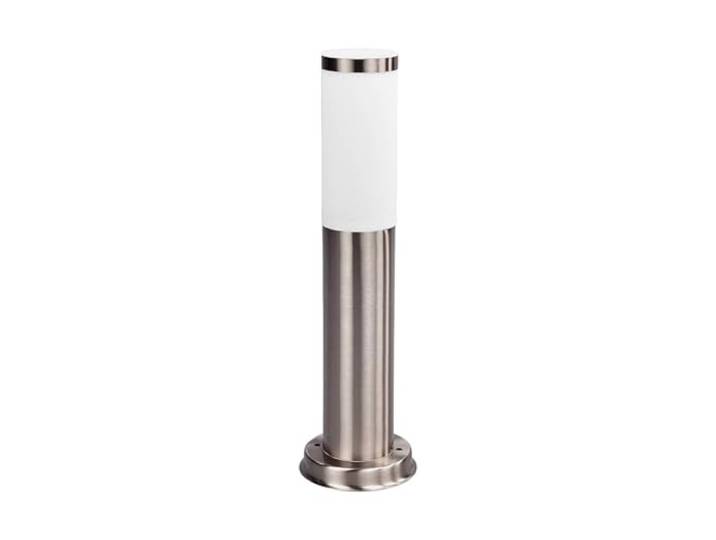 Lindby Luminaire extérieur Kristof (Moderne) en Gris Inox (1 lampe\,à E27)\, borne eclairage exterieur lumineuse luminaire pour socle