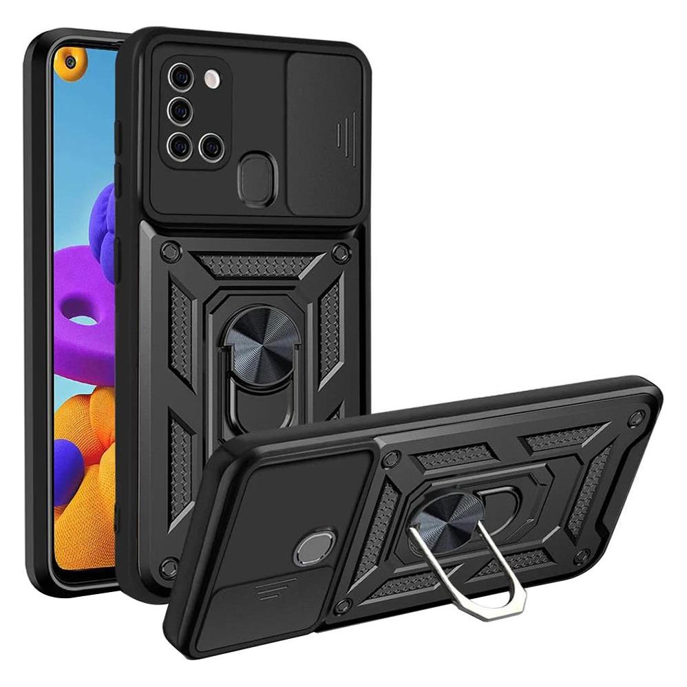 Techsuit - CamShield Series - Samsung Galaxy A21s - Black (Samsung Galaxy A21s) (56343505)