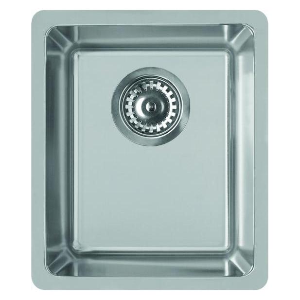 Elleci Space 340 R15 Unterbauspüle Rechteckig Edelstahl (Unterbauspüle, 44 cm, 38 cm) (LIC340SACPUN15)