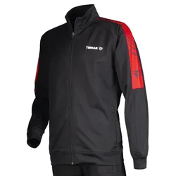 Tibhar Jacke Domino schwarz/rot XXL - XXL