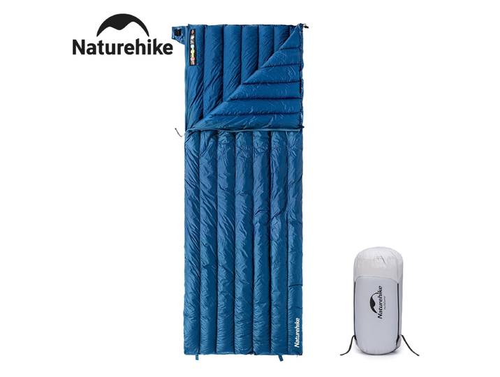 Naturehike CW280 CW295 sac de couchage en duvet de canard sac de couchage voyage en plein air Camping épissable ultraléger sac de couchage de randonnée