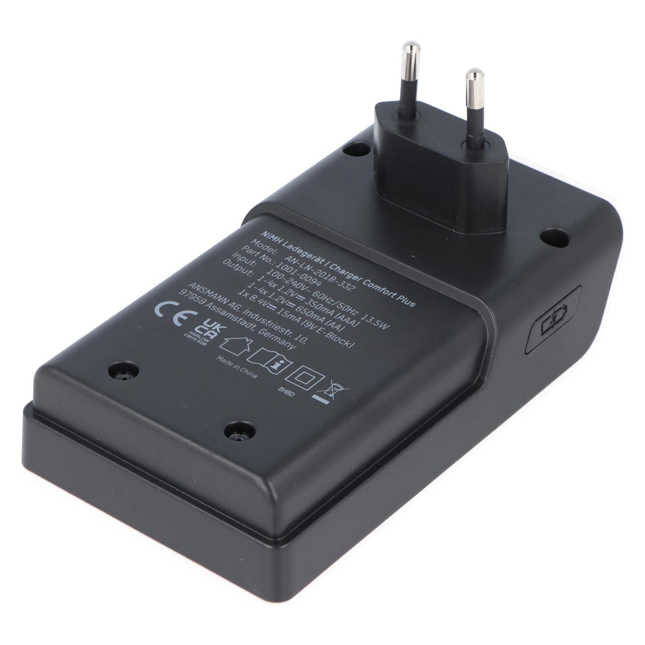 Ansmann Comfort Plus 1001-0094 (1 Stk., Ladegerät ohne Akku) (1001-0094)