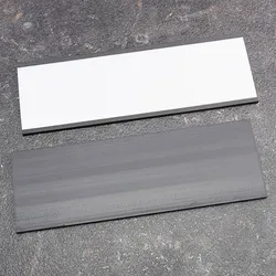 100 Etikettenhalter, C-Profil, magnetisch,  Abschnitte 50 mm | 120 mm, Ferrit, schwarz