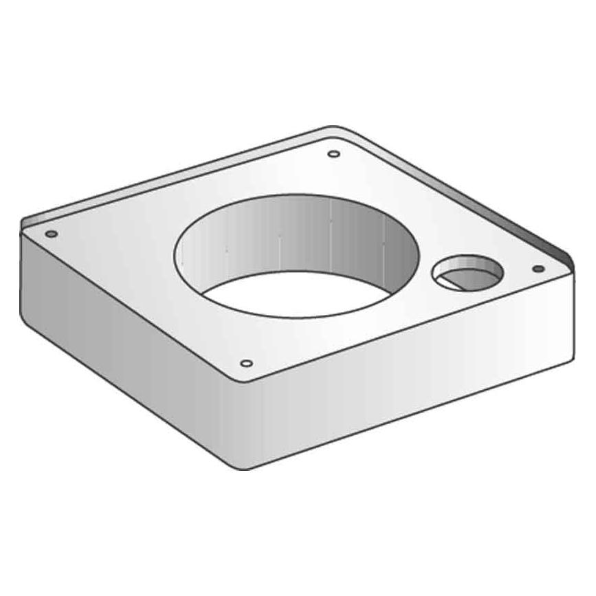 Helios Apparatebau Montageflansch MF 100 für DN 100, Preis per Stück (60601)