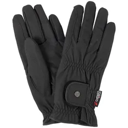 CATAGO Elite Reithandschuhe aus hochwertigem PU-Leder, schwarz - Größe 8