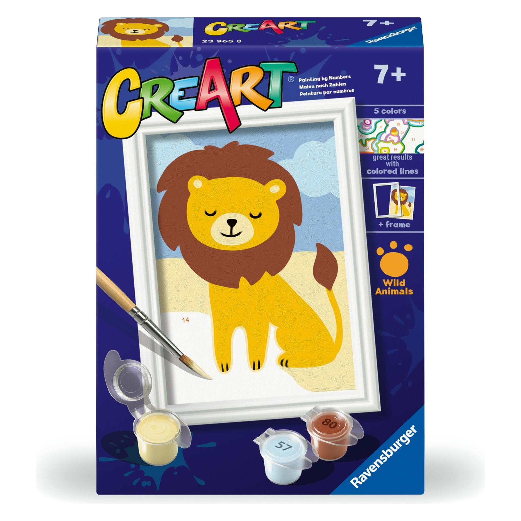 Ravensburger CreArt - Malen nach Zahlen - Wild Lion (23965)
