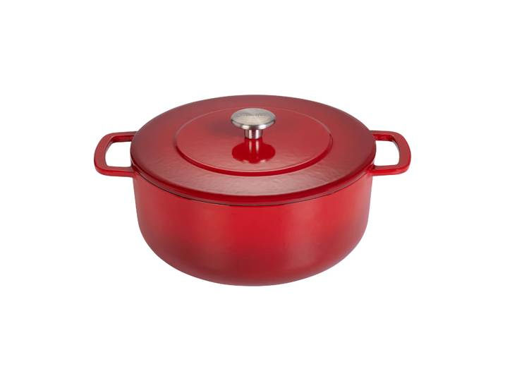 Combekk Cocotte Combekk Enameled en fonte émaillée Ø24 cm Cherry