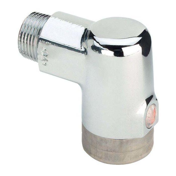 Viega Gas-Steckdose 526788 R 1/2, mit TAE, Messing verchromt