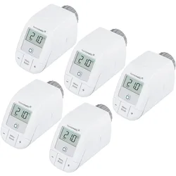 Homematic IP Set Heizkörperthermostate  5x eTRV-B-2, Thermostat, Weiss