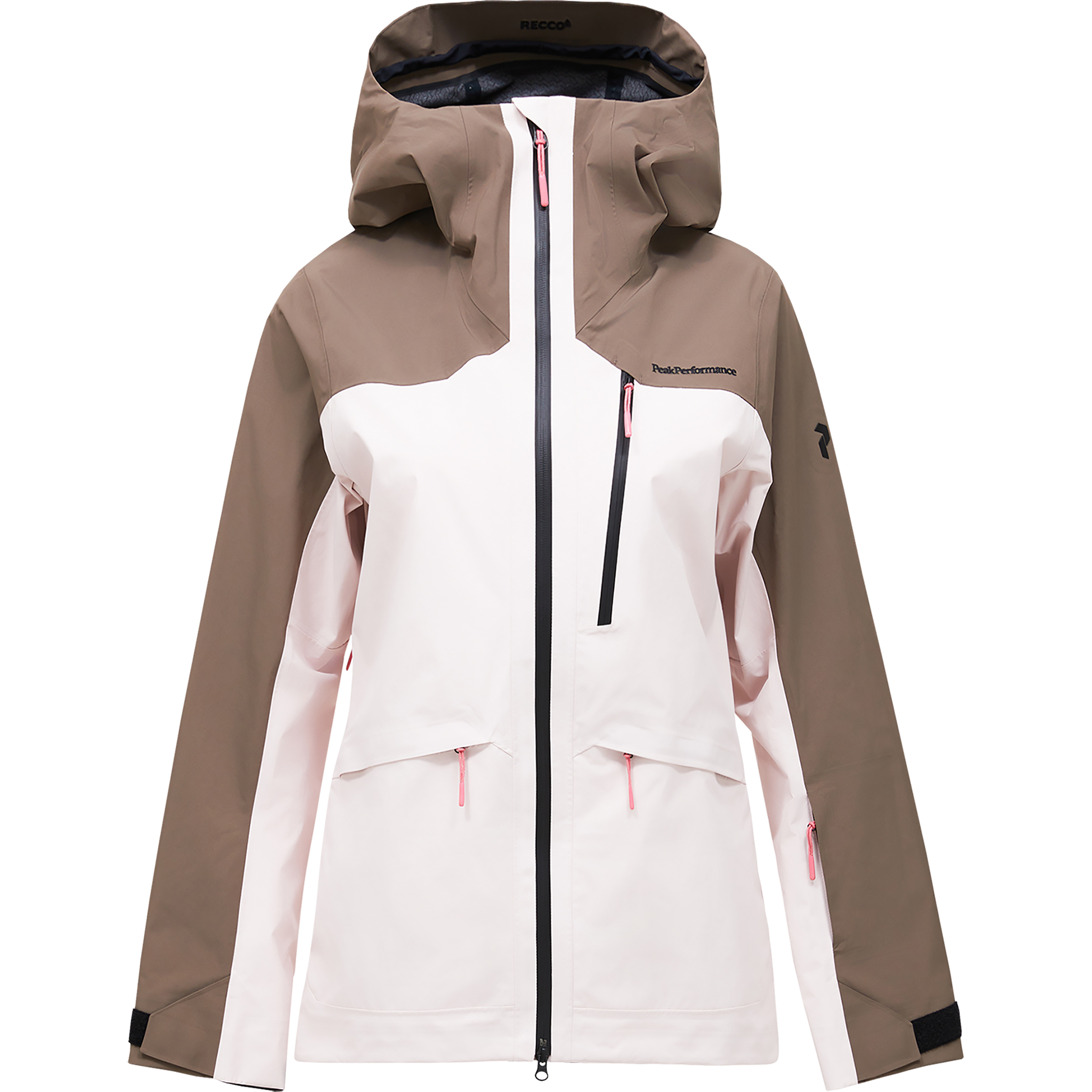 Peak Performance Vertec 3l Damen Regenjacke weiss Größe M Freeride Wasserdicht Wasserabweisend