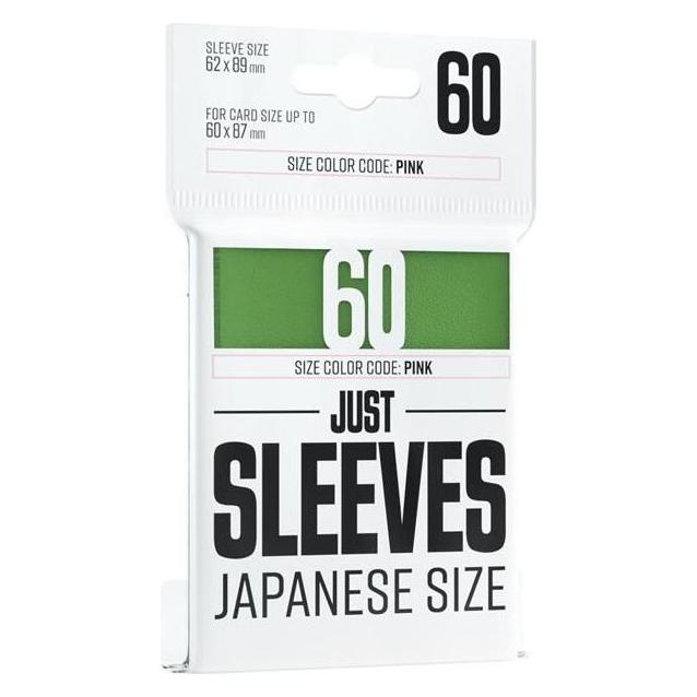 Gamegenic GGX10014ML - Just Hüllen - Japanisches Format, grün (60 Hüllen) (GGX10014)