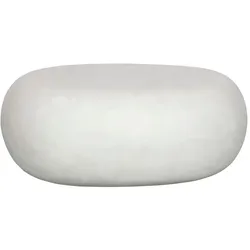 DAHEIM Couchtisch Pepple Naturfaser Weiß