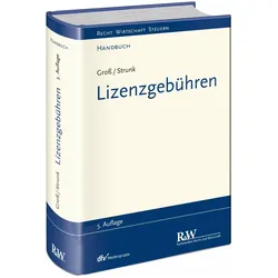 Lizenzgebühren, Fachbücher von Michael Gross, Günther Strunk