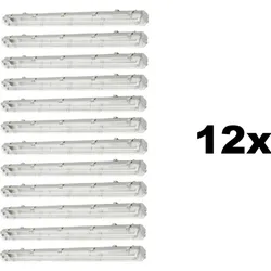 12 x 150cm Philips Ledinaire Feuchtraumleuchte 2-flg. WT050C Wannenleuchte für 2 G13 / T8 Röhren