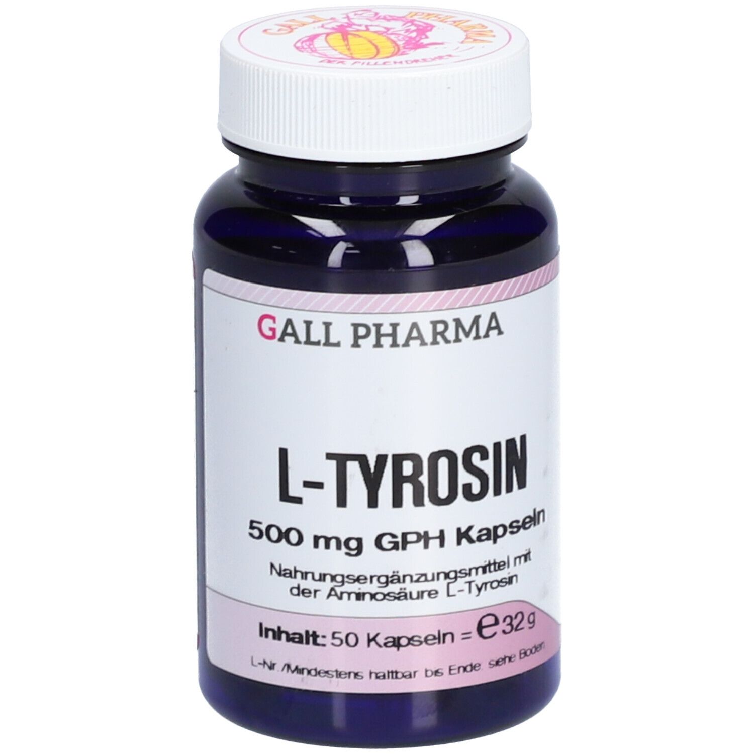 L-Tyrosin 500 mg GPH Kapseln 50 St