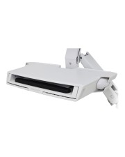 Ergotron Sit-Stand Combo Ablageflächen-System Befestigungskit Griff Gelenkarm CPU-Halter Maushalterung 2 Kabelkanäle Handgelenkkissen Wandschiene Tastatur-Tablett CPU Wandhalterung einstellbarer Monitorarm für LCD-Anzeige/Tastatur/Maus/Barcodescanner/CPU (45-272-216)