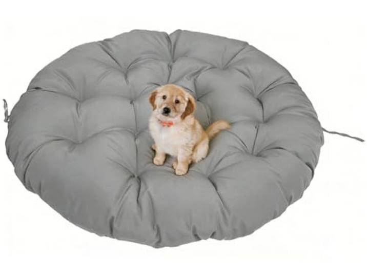 ZTGL Polster für Papasansessel - Oversized Rund 150-180 cm Thicken Wasserdicht Outdoor/Indoor - Bodenkissen Kissen für Gartenmöbel - Sitzauflage Auflage für Papasan,Light Gray,170x170cm