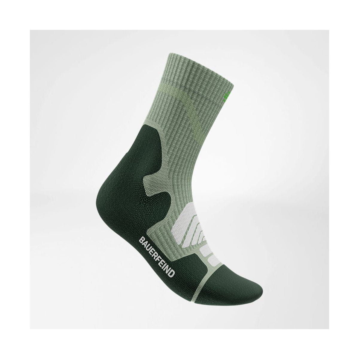 Bauerfeind Outdoor Merino Midcutsocks Wom herbal green (HER-GRE) 43-46 70000756
