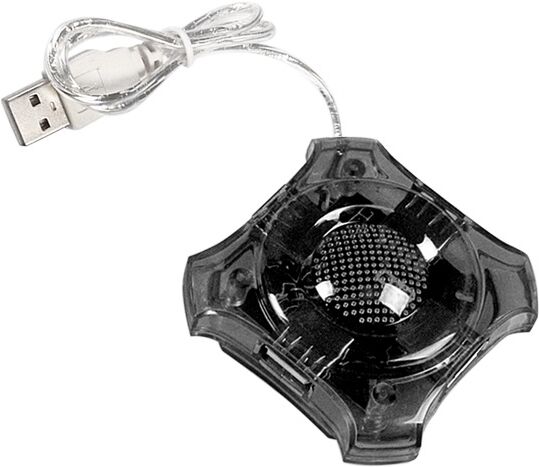 HUB Slim USB 2.0 4 Puertos (Negro) - ESPERANZA