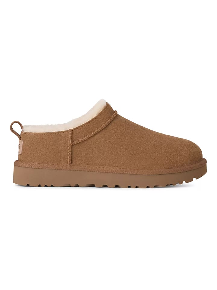 UGG Leder-Ankle-Boots in Hellbraun - 41