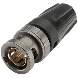NEUTRIK® BNC UHD Crimp-Kabelstecker, gerade, schwarz