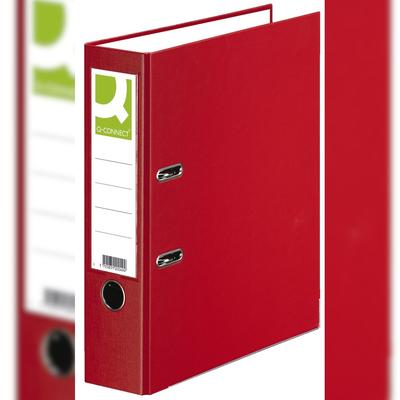 Q-Connect® KF18727 Ordner PP - A4, 80 mm, rot