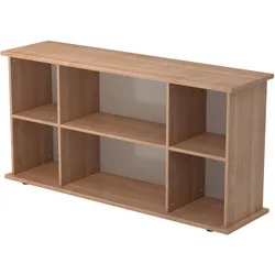 Bümö, Aktenschrank, office Sideboard Regal offen (166 x 45 x 84 cm)