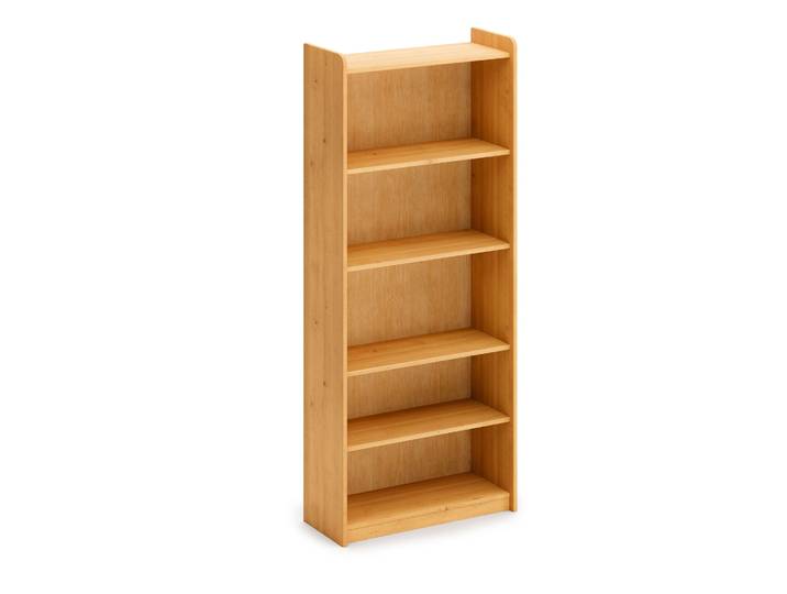Naturwohnen Regal breit aus Massivholz Erle H: 200 cm Maße: 200x84x35 cm Regal breit Lara mit bioola® nature veredelt 100% Bio & Vegan