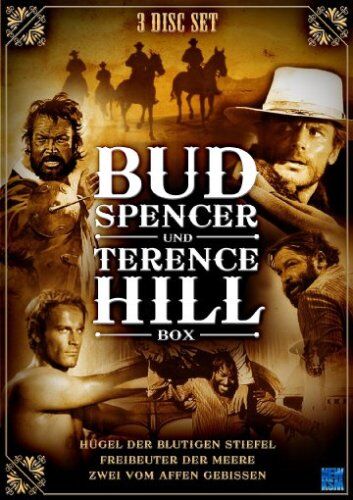 Giuseppe Colizzi - Bud Spencer & Terence Hill 3er Box (Hügel der blutigen Stiefel/Freibeuter der Meere/Zwei vom Affen gebissen) - (3 DVDs) - Preis vom 09.10.2026 07:28:09 h