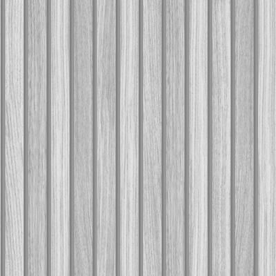 Transform Wooden Slats Grey Peel and Stick Wallpaper
