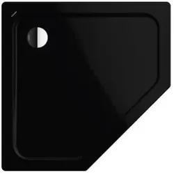Kaldewei Cornezza Duschwanne 459000010701 90x90x2,5cm, schwarz