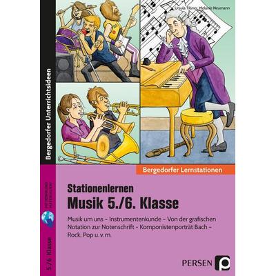 Stationenlernen Musik 5./6. Klasse, Set von Ursula Tilsner,Melanie Neumann, Persen Verlag in der AAP Lehrerwelt GmbH, 978-3-403-20682-8