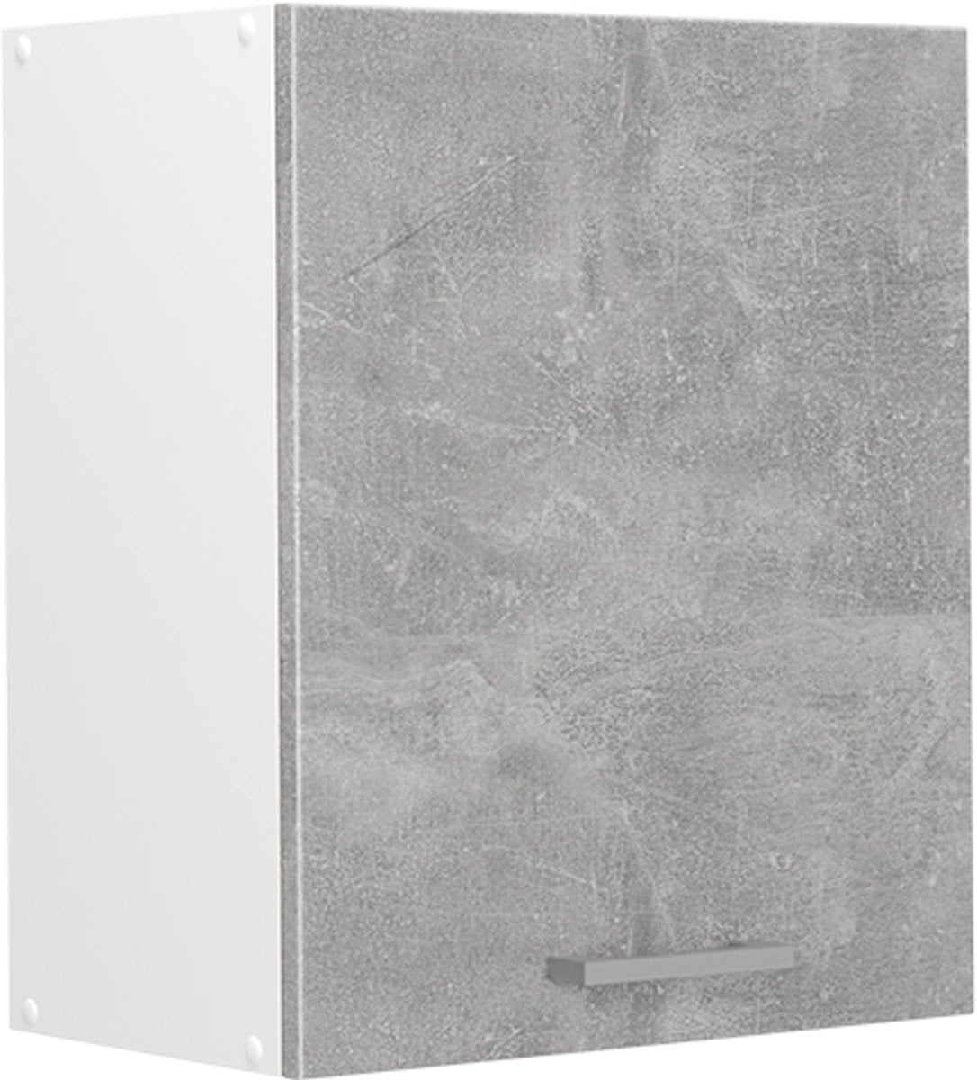 Vicco Hangkast R-Line Beton/Wit, Wandkast voor de Keuken