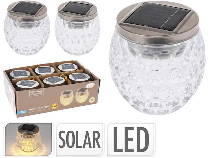 Solarpoller LED 10cm x 10cm durchsichtig