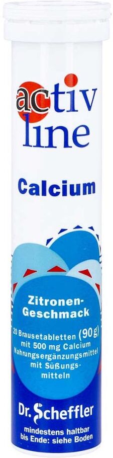 Activline Calcium Zitrone Brausetabletten 20stk